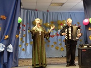 Концерт кирилловских исполнителей  Елены Вязигиной и Геннадия Голубева