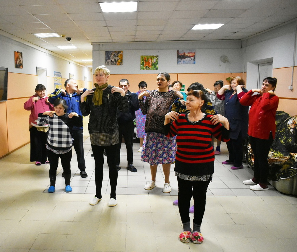 Получатели социальных услуг ежедневно заботятся о своём здоровье.